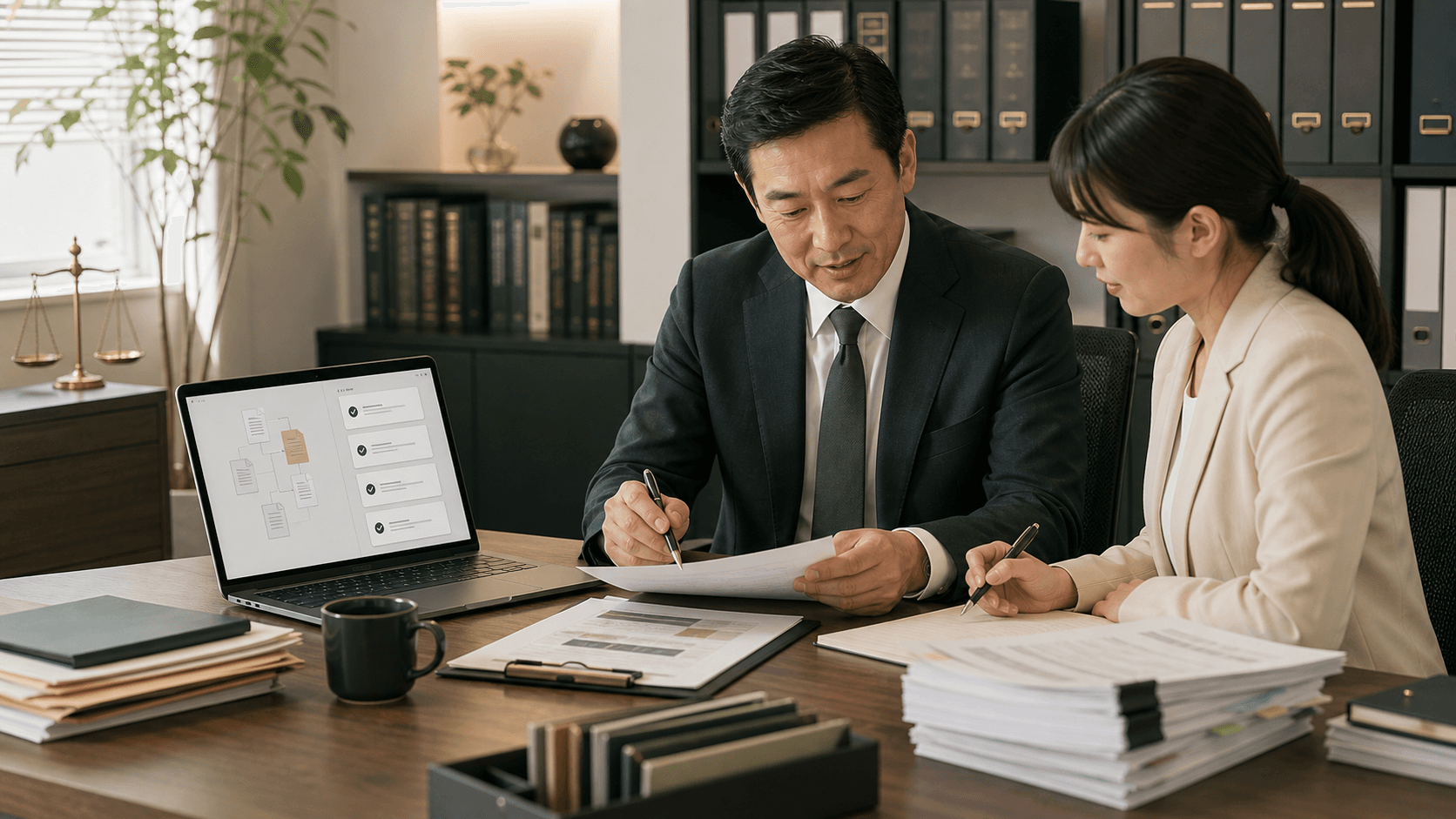 士業事務所の顧問先対応と書類整理を整えるAI顧問事例