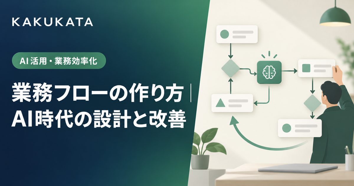 業務フローの作り方|AI時代の設計と改善
